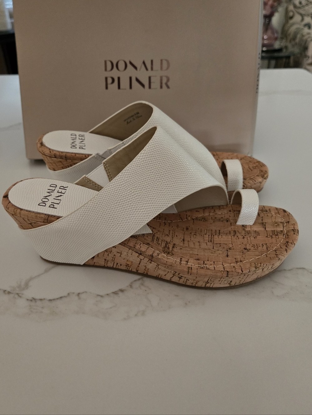 NIB Donald Pliner Wedge Sandals
